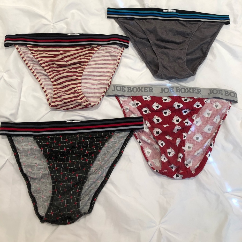 Joe Boxer String Bikini Briefs (Set of 4)